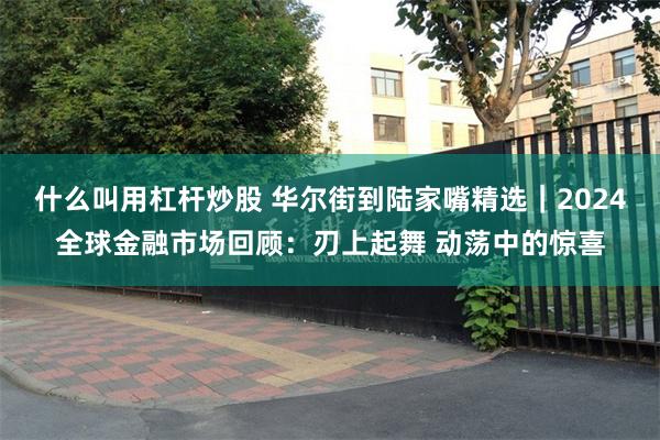 什么叫用杠杆炒股 华尔街到陆家嘴精选｜2024全球金融市场回顾：刃上起舞 动荡中的惊喜