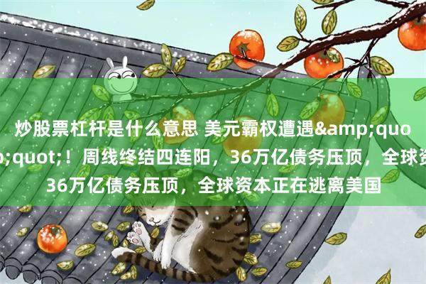 炒股票杠杆是什么意思 美元霸权遭遇&quot;信任危机&quot;！周线终结四连阳，36万亿债务压顶，全球资本正在逃离美国