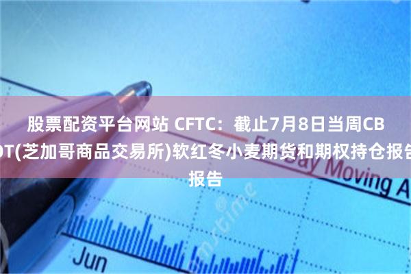 股票配资平台网站 CFTC：截止7月8日当周CBOT(芝加哥商品交易所)软红冬小麦期货和期权持仓报告