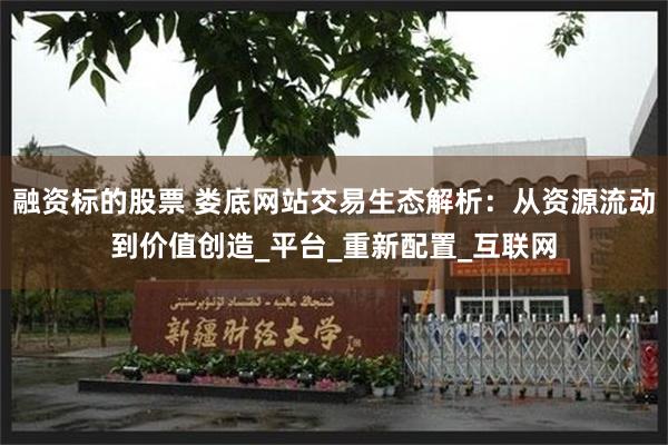 融资标的股票 娄底网站交易生态解析：从资源流动到价值创造_平台_重新配置_互联网