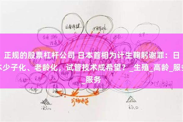 正规的股票杠杆公司 日本首相为计生鞠躬谢罪：日本少子化、老龄化，试管技术成希望？_生殖_高龄_服务