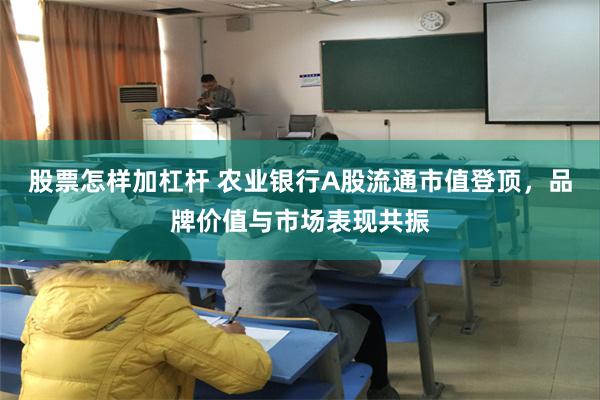 股票怎样加杠杆 农业银行A股流通市值登顶，品牌价值与市场表现共振